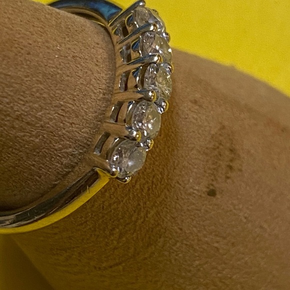 $1500 solid gold 5 diamonds totaling 0.60 ct WHAT is your Offers - Picture 3 of 5